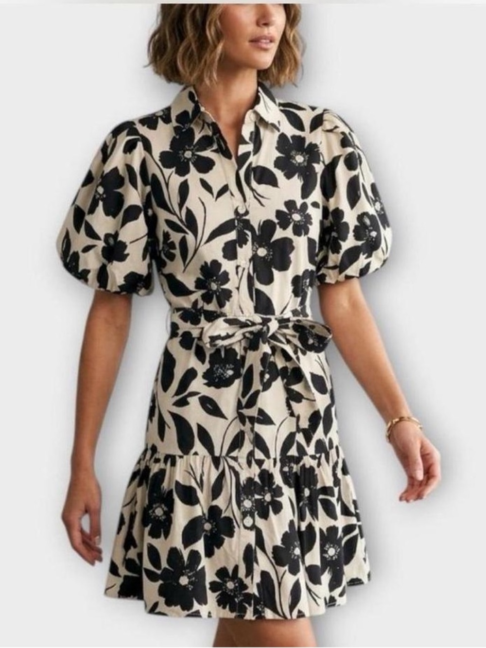 Jessica Simpson Floral Shirt Dress